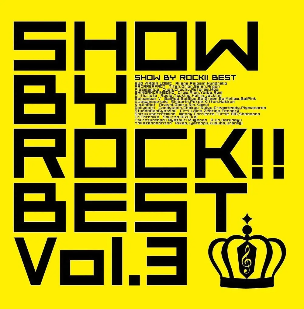 SHOW BY ROCK!! BEST Vol.3封面